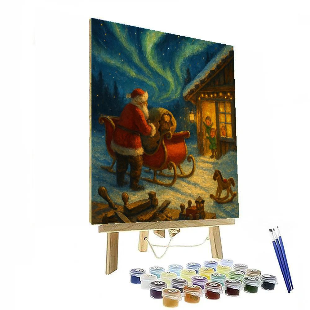 Toymakers Midnight Delivery Numbered painting kits