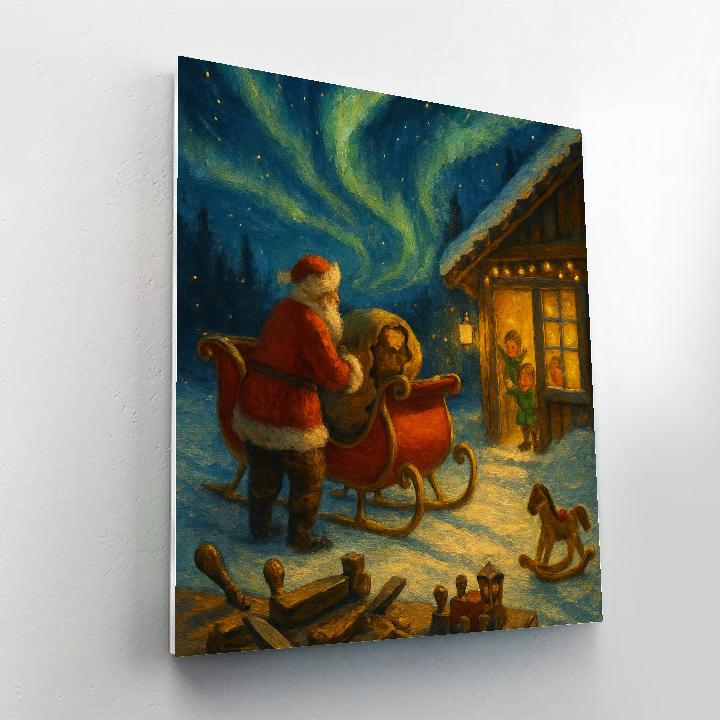 Toymakers Midnight Delivery Numbered painting kits