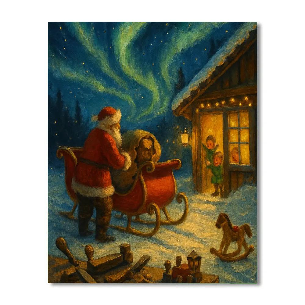 Toymakers Midnight Delivery Numbered painting kits