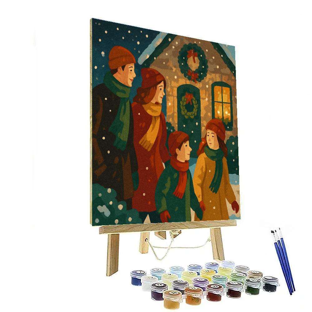 Holiday Hearthside Stroll paint by color