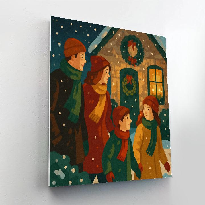 Holiday Hearthside Stroll paint by color