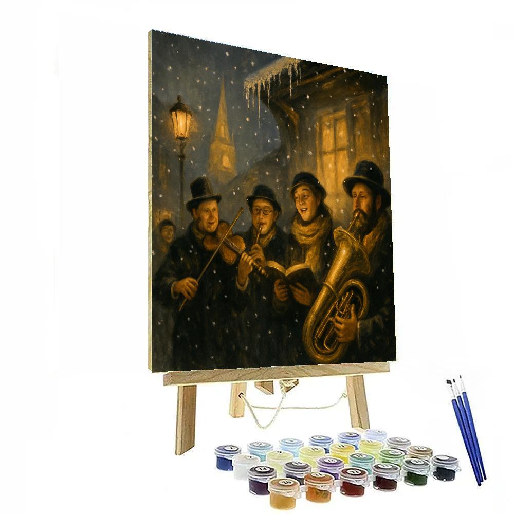 Icicle Street Music Night paint by color