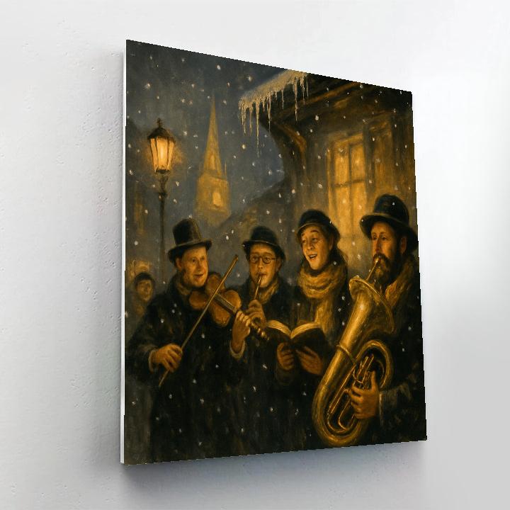 Icicle Street Music Night paint by color