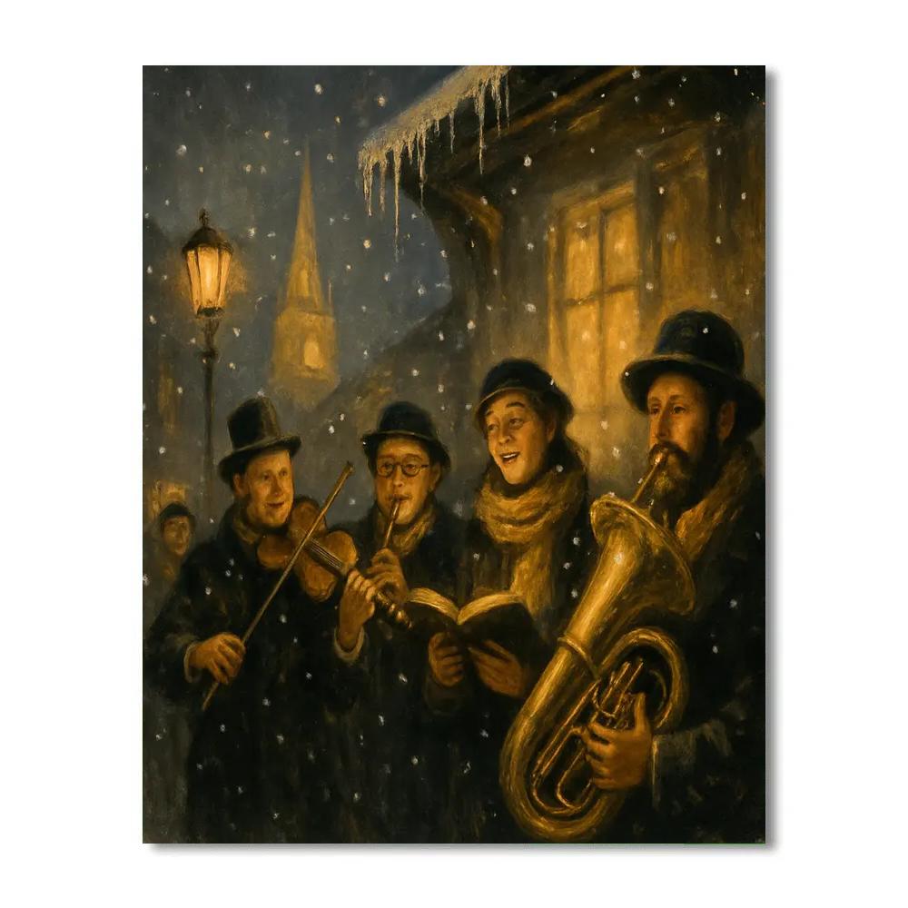 Icicle Street Music Night paint by color