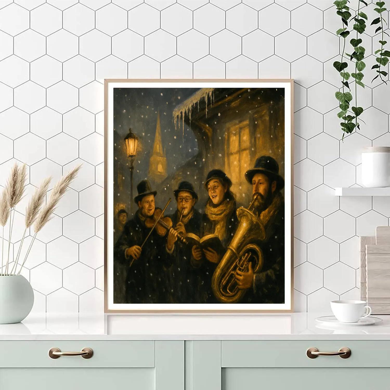Icicle Street Music Night paint by color