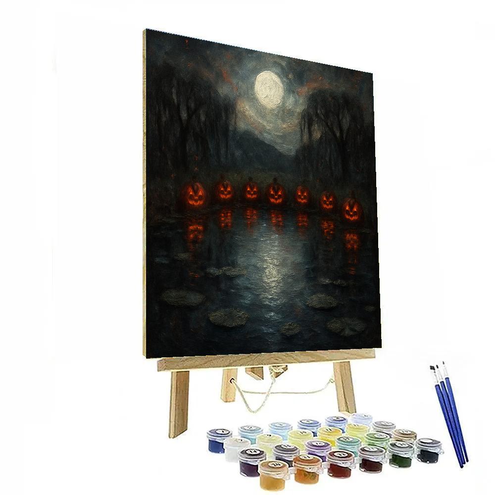 Nocturne Of The Hollow Pond painting number kit