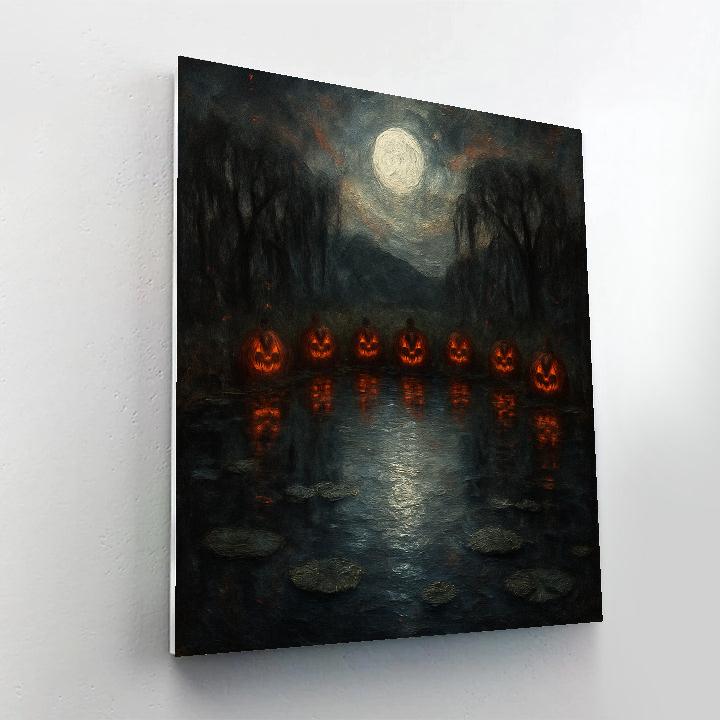Nocturne Of The Hollow Pond painting number kit