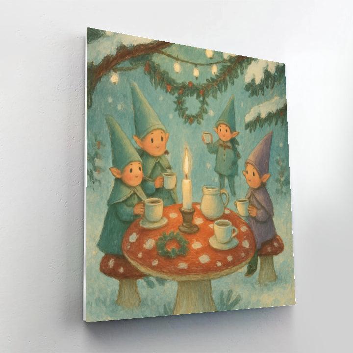 Forest Tea Party For Elves Paint by numbers kits