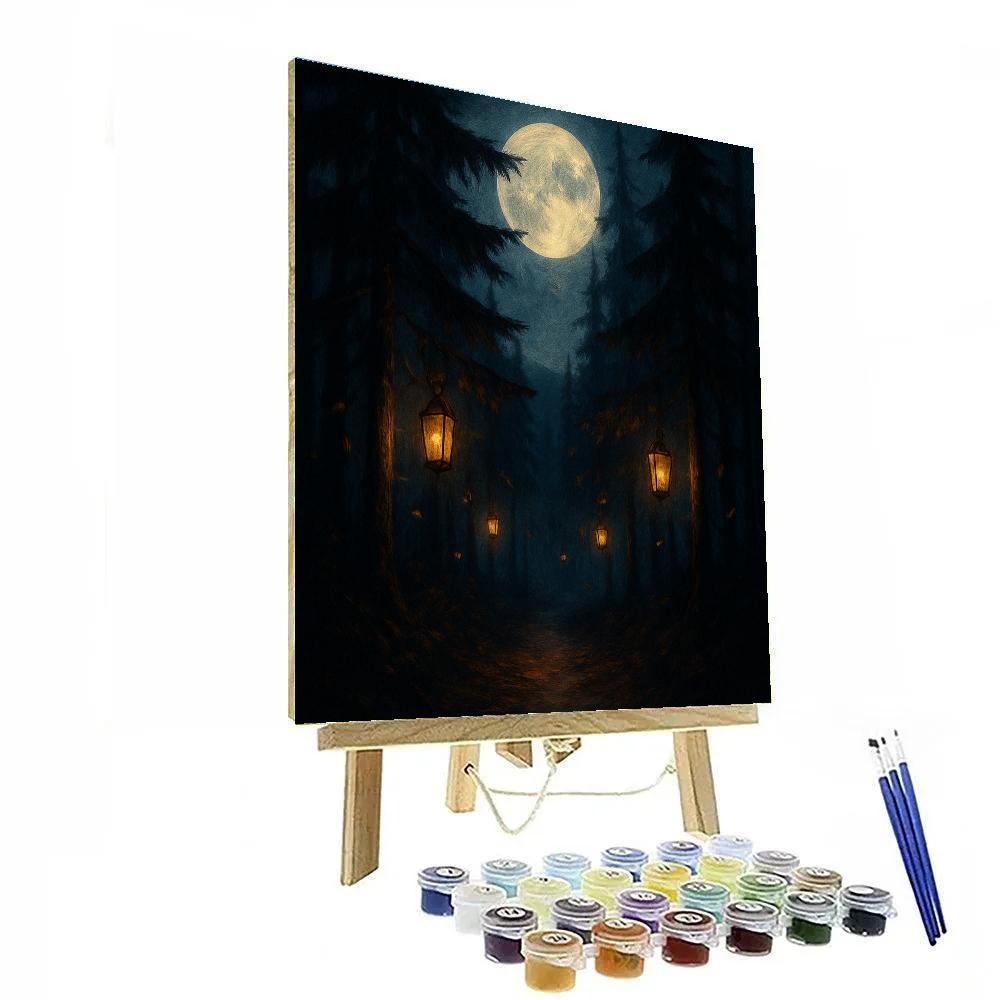 Sable Pines After Dark Numbered painting kits
