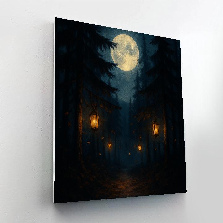 Sable Pines After Dark Numbered painting kits