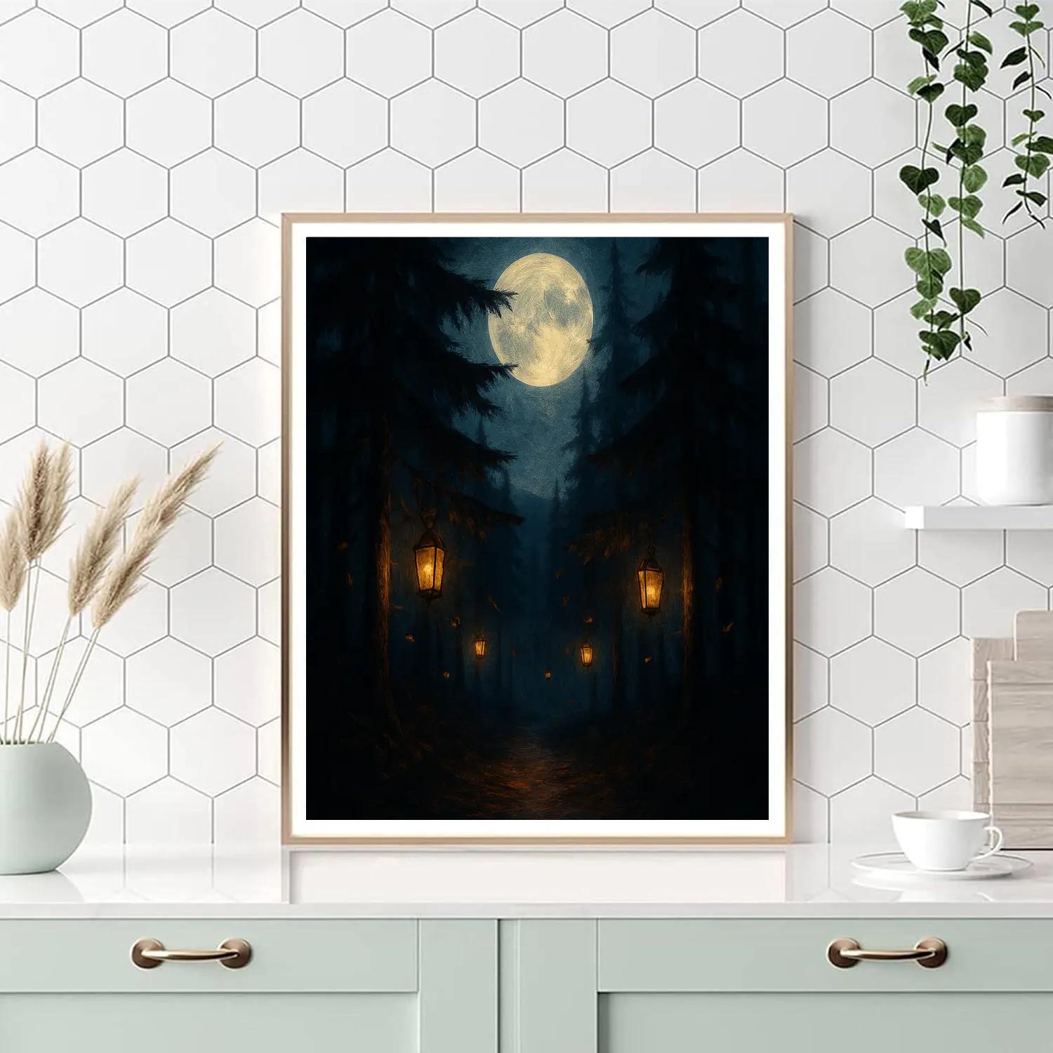 Sable Pines After Dark Numbered painting kits