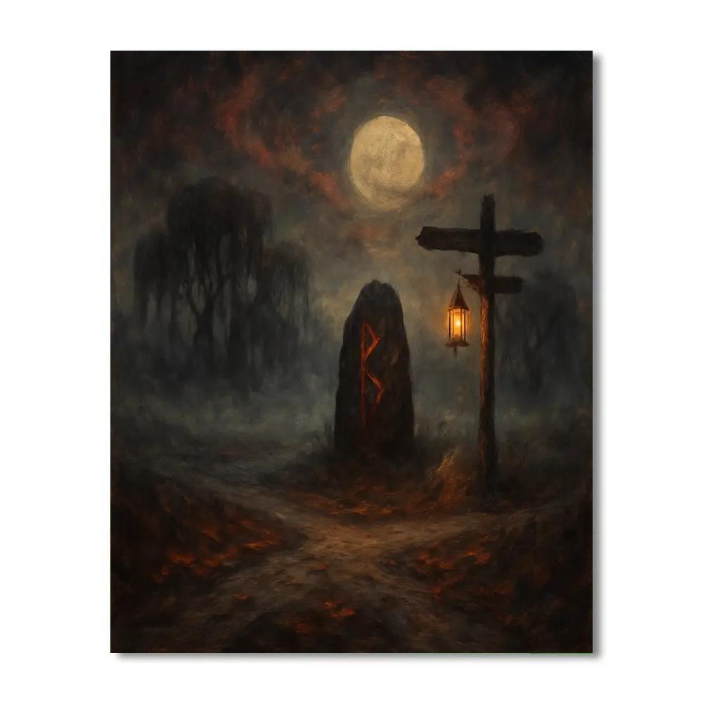 Brimstone Hollow Crossroads paint by color