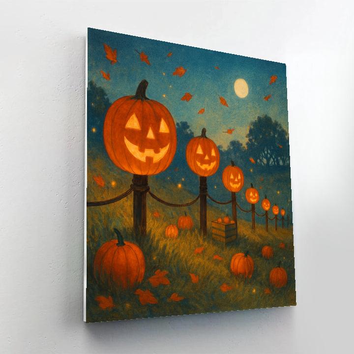 Lantern-Fed Hollowfield Number painting