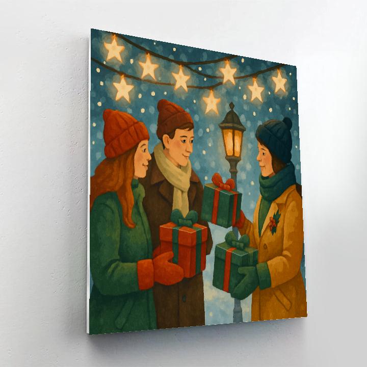 Holiday Starlight Exchange DIY paint by numbers