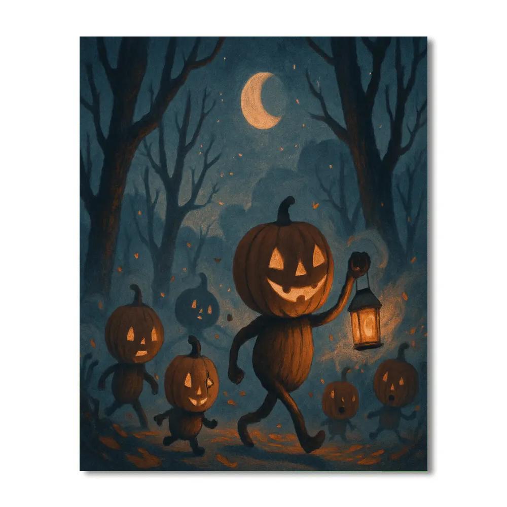 Pumpkinmen Of Ashgrove Paint by numbers kits