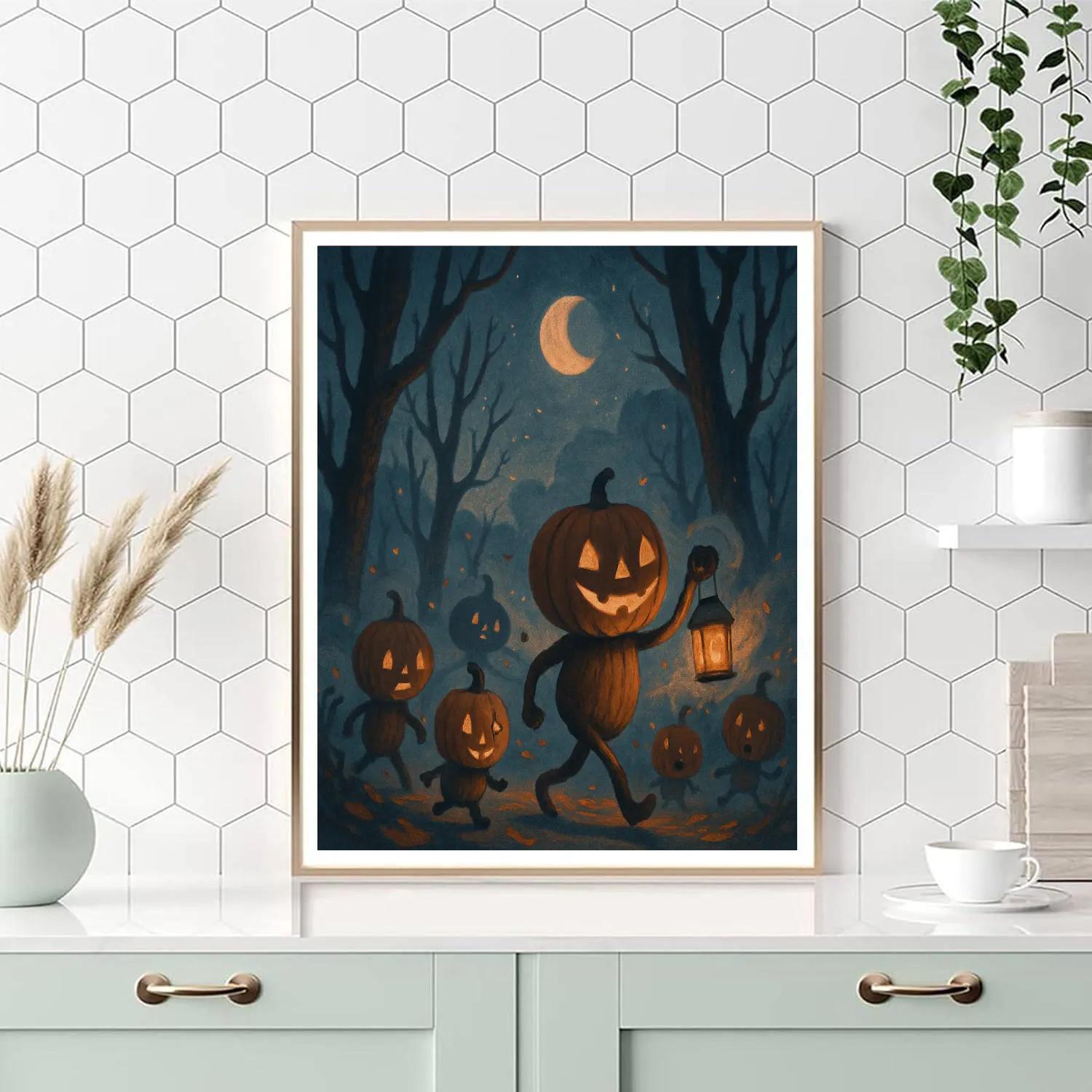 Pumpkinmen Of Ashgrove Paint by numbers kits