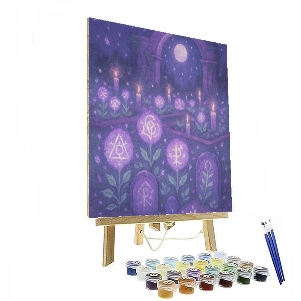 The Hollow Arcanum Garden Painting by numbers kit
