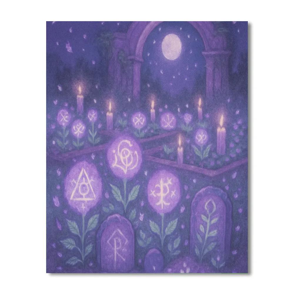 The Hollow Arcanum Garden Painting by numbers kit