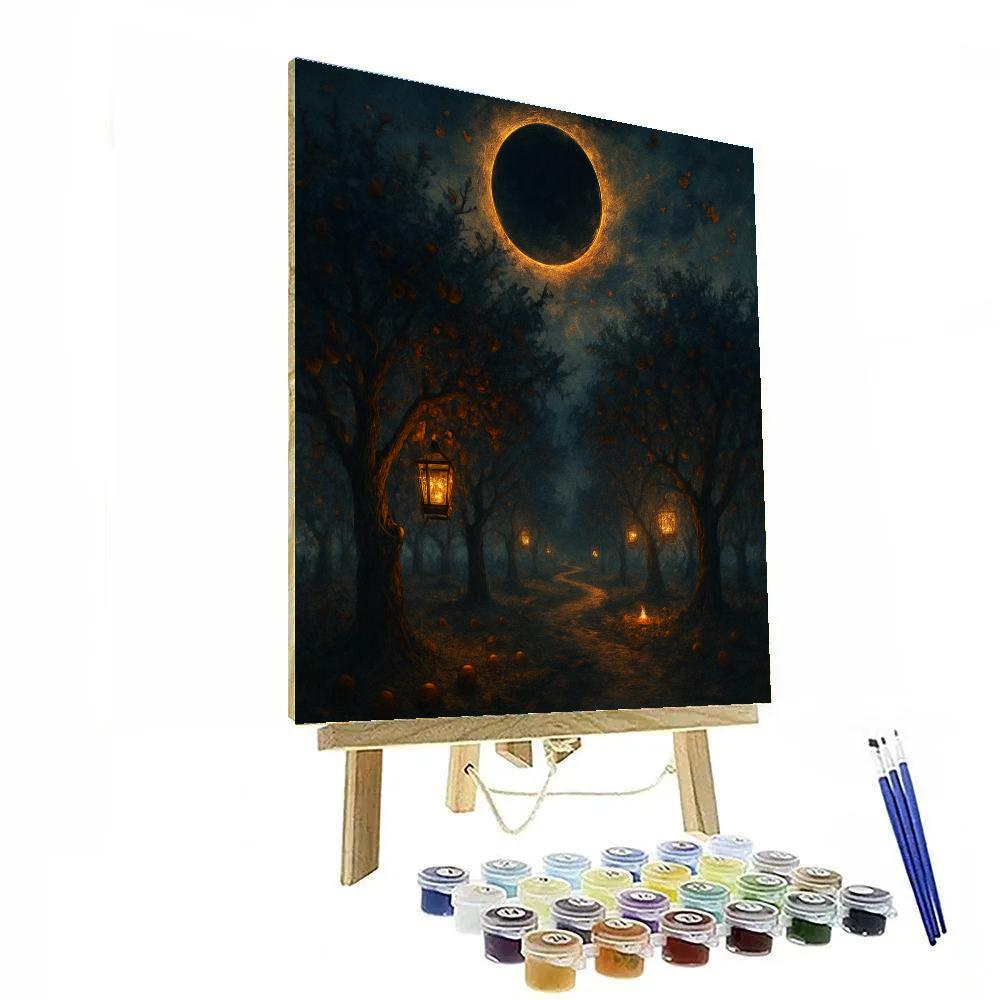 Eclipsed Orchard Lanterns paint by color