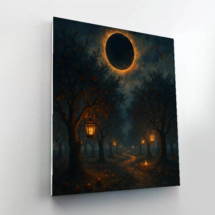 Eclipsed Orchard Lanterns paint by color