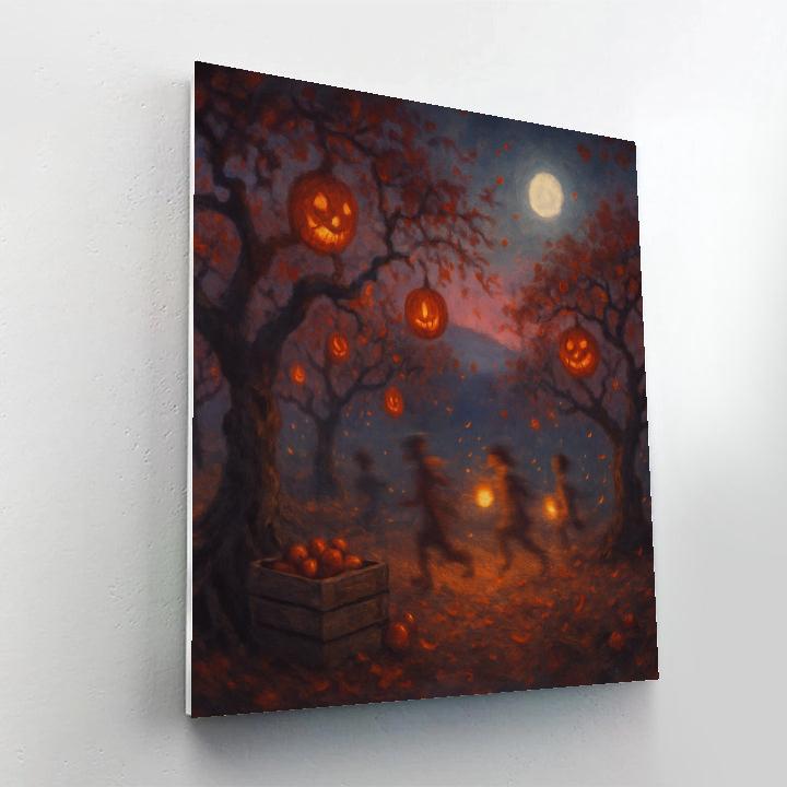 Harrowgate Twilight Orchard Paint by numbers art