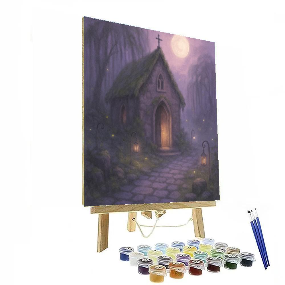 Mosslight Chapel Lane Paint by numbers art