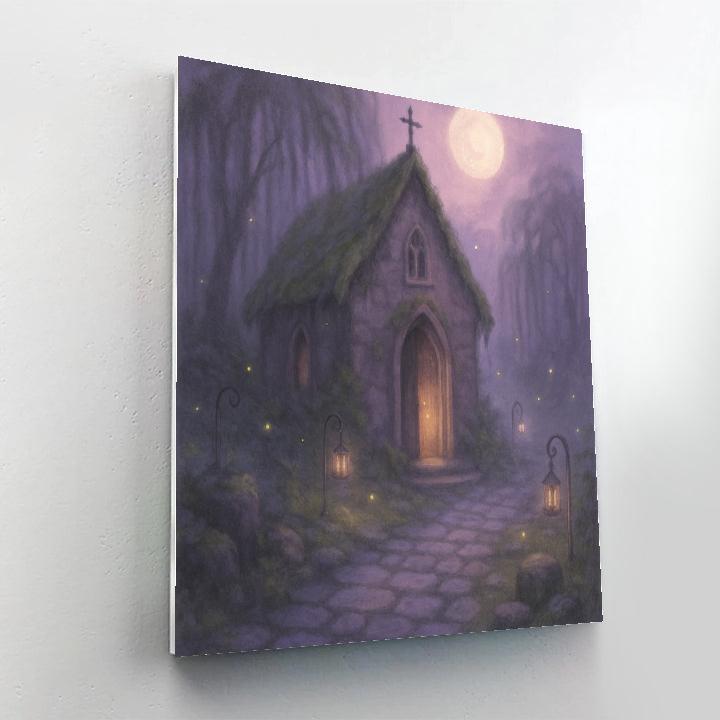 Mosslight Chapel Lane Paint by numbers art