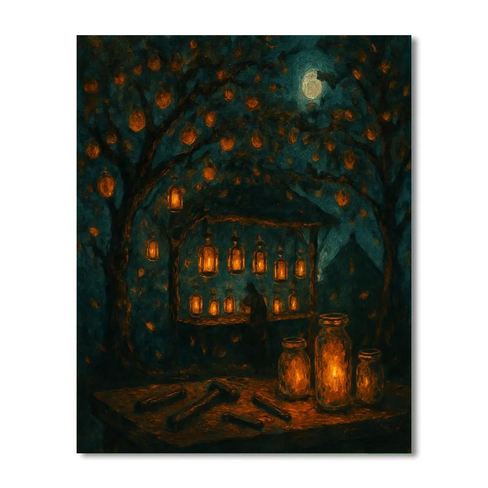 The Lanternwright’s Orchard paint by numbers