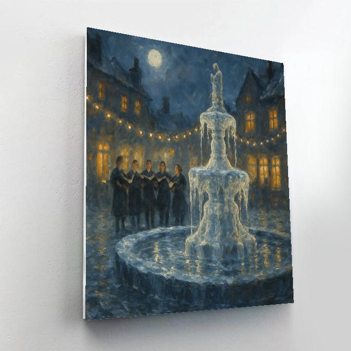 Frozen Fountain Carol Ensemble DIY paint by numbers