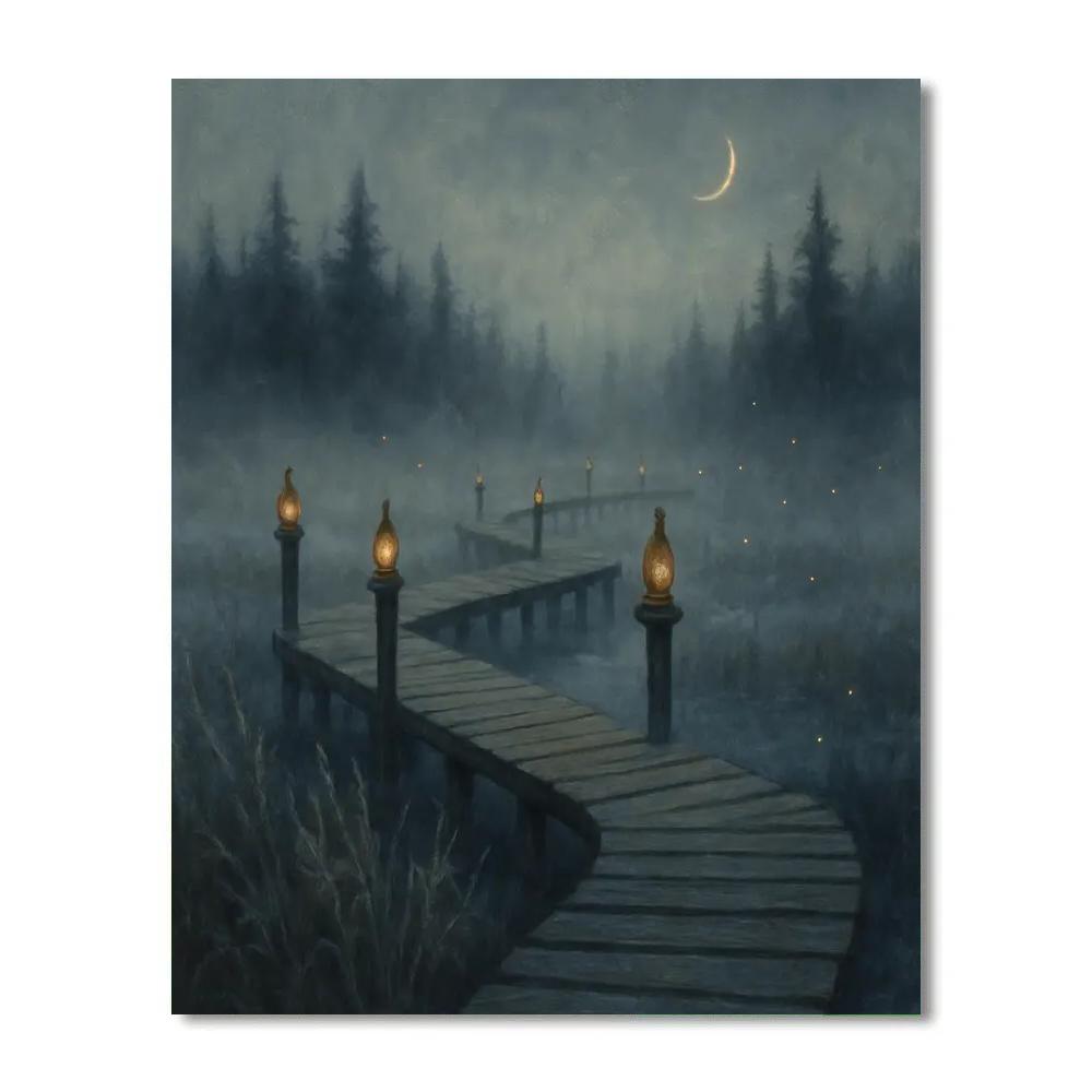 Shiverfen Hollow Crossings paint by numbers