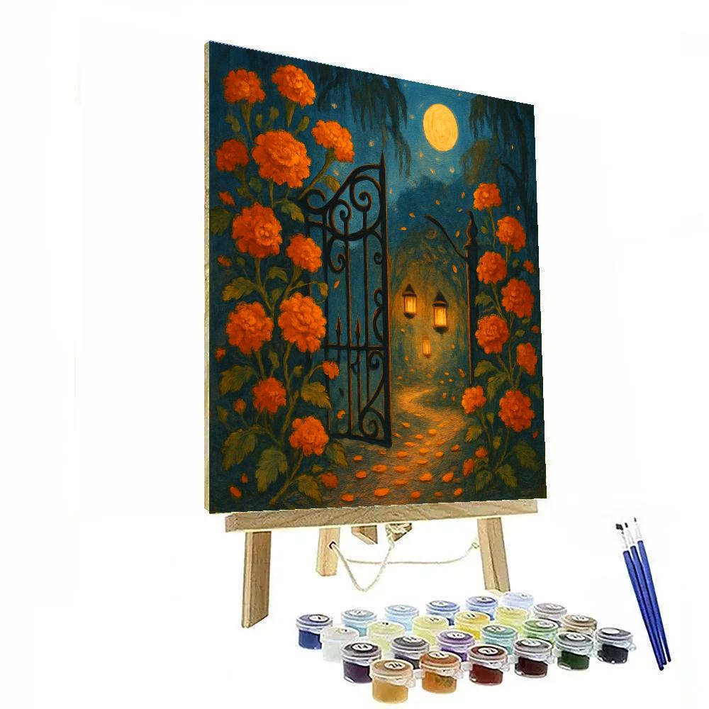 Marigold Gate To The Hollow paint by number