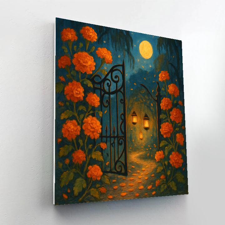 Marigold Gate To The Hollow paint by number