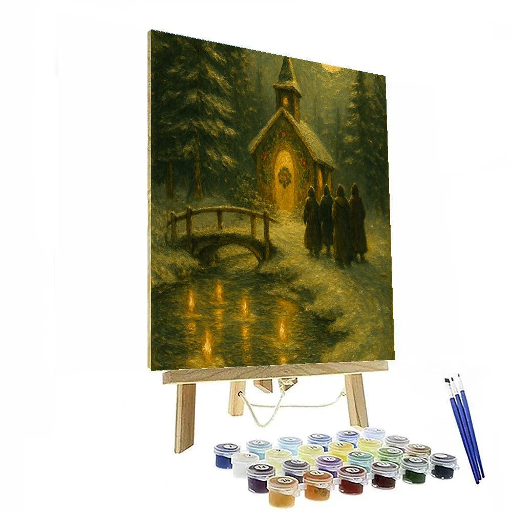 Bridge Of Candles To The Pine Chapel painting number kit