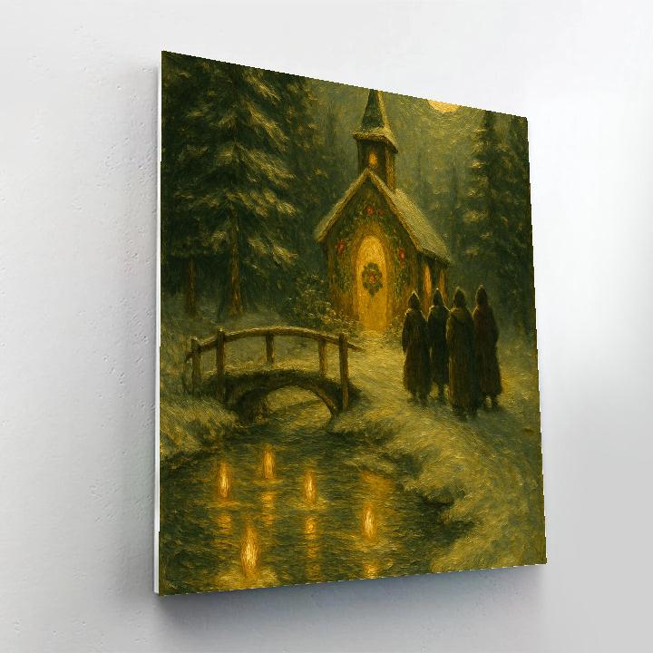 Bridge Of Candles To The Pine Chapel painting number kit