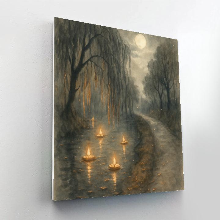 Willowmere Candlewalk DIY paint by numbers