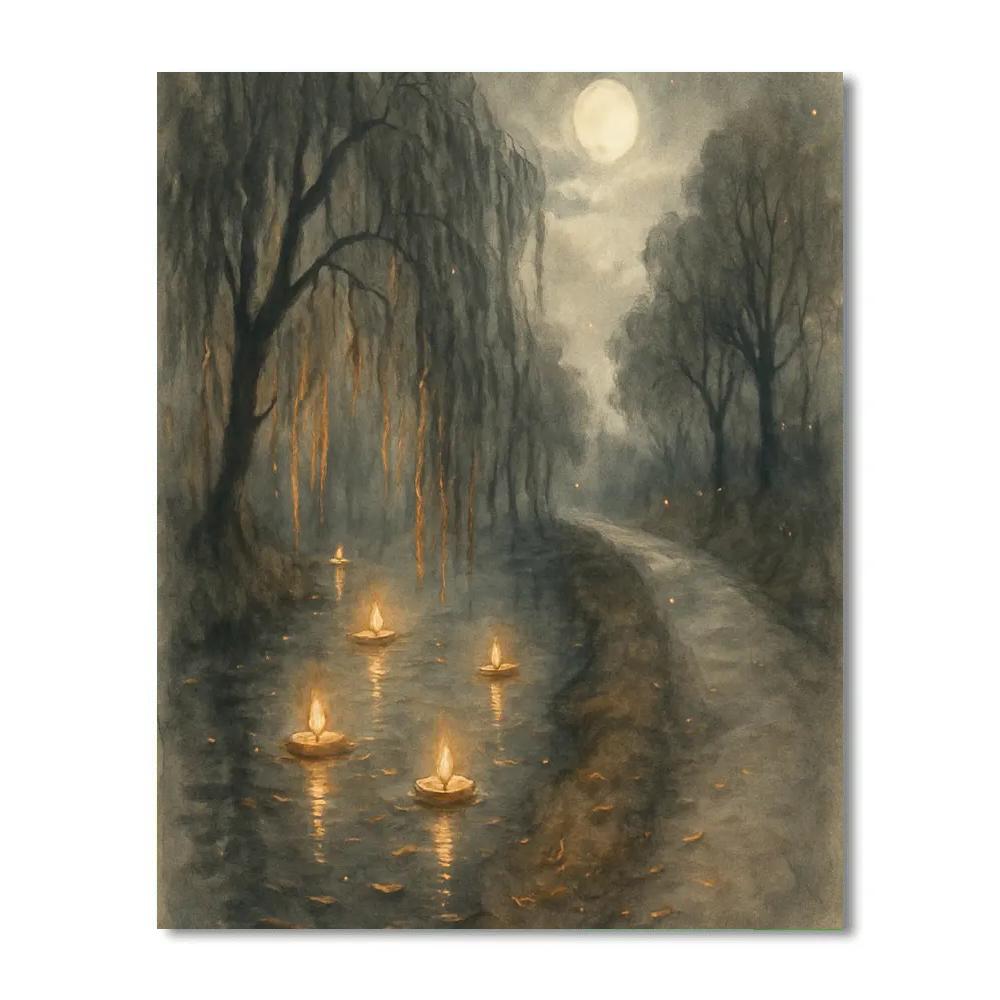 Willowmere Candlewalk DIY paint by numbers