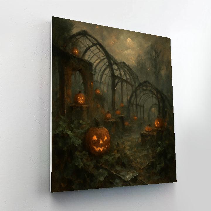 Ruined Arboretum At Dusk Paint by numbers kits