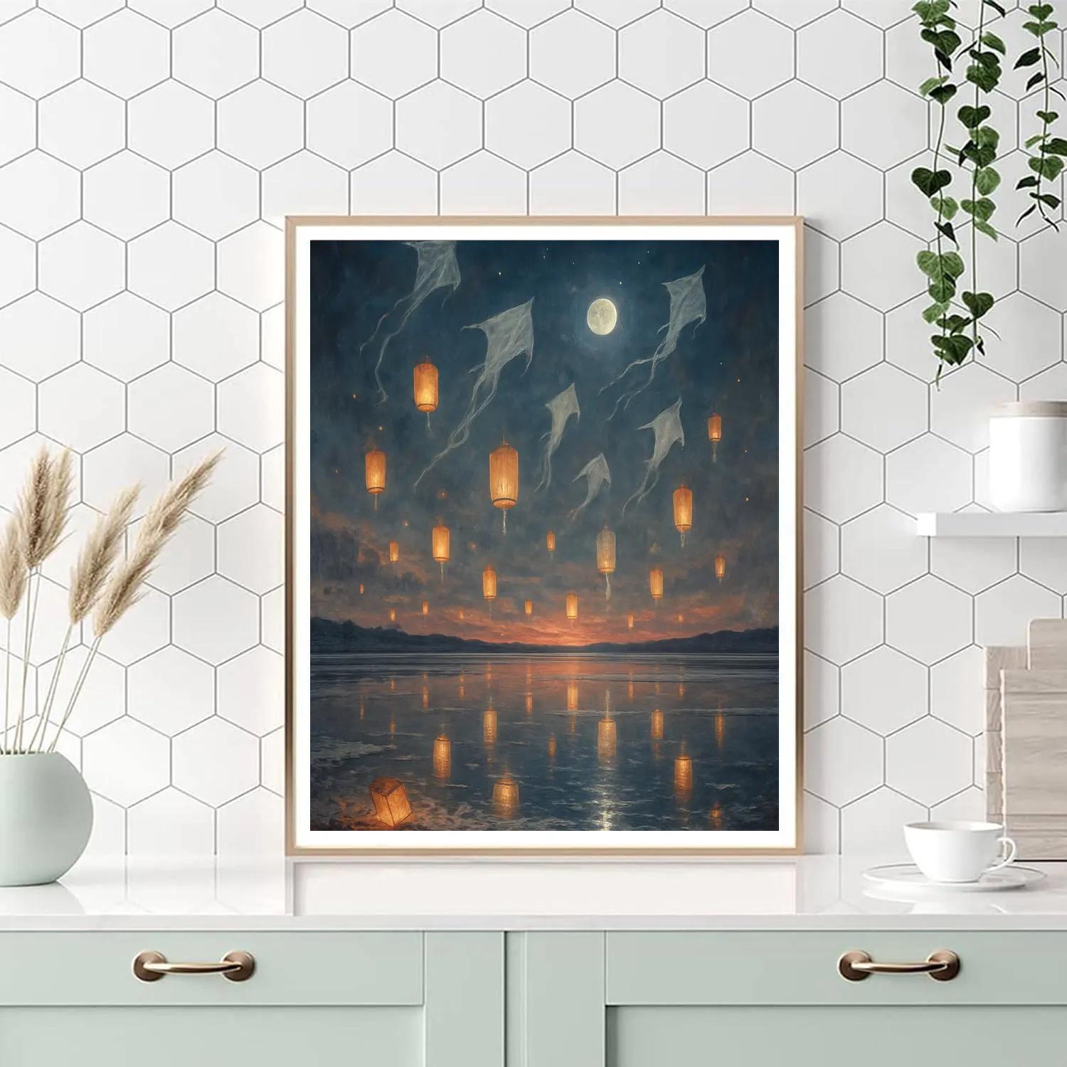 The Hollowwind Salt Flats Number painting