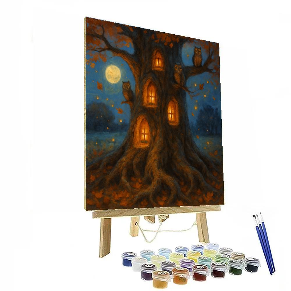 The Watchful Hollow Oak paint by color