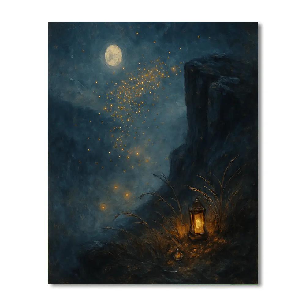 Fog And Firefly Overlook Numbered painting kits