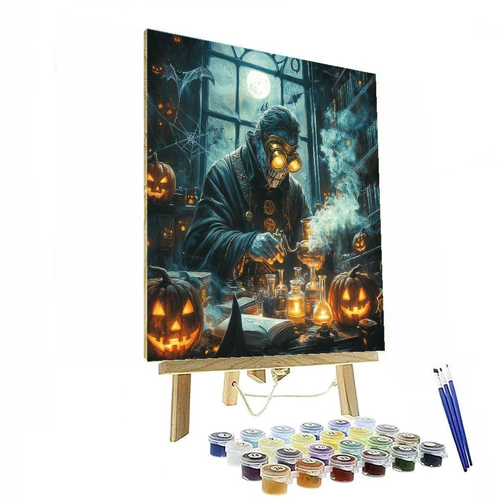 Haunted Lantern Alchemist Number painting