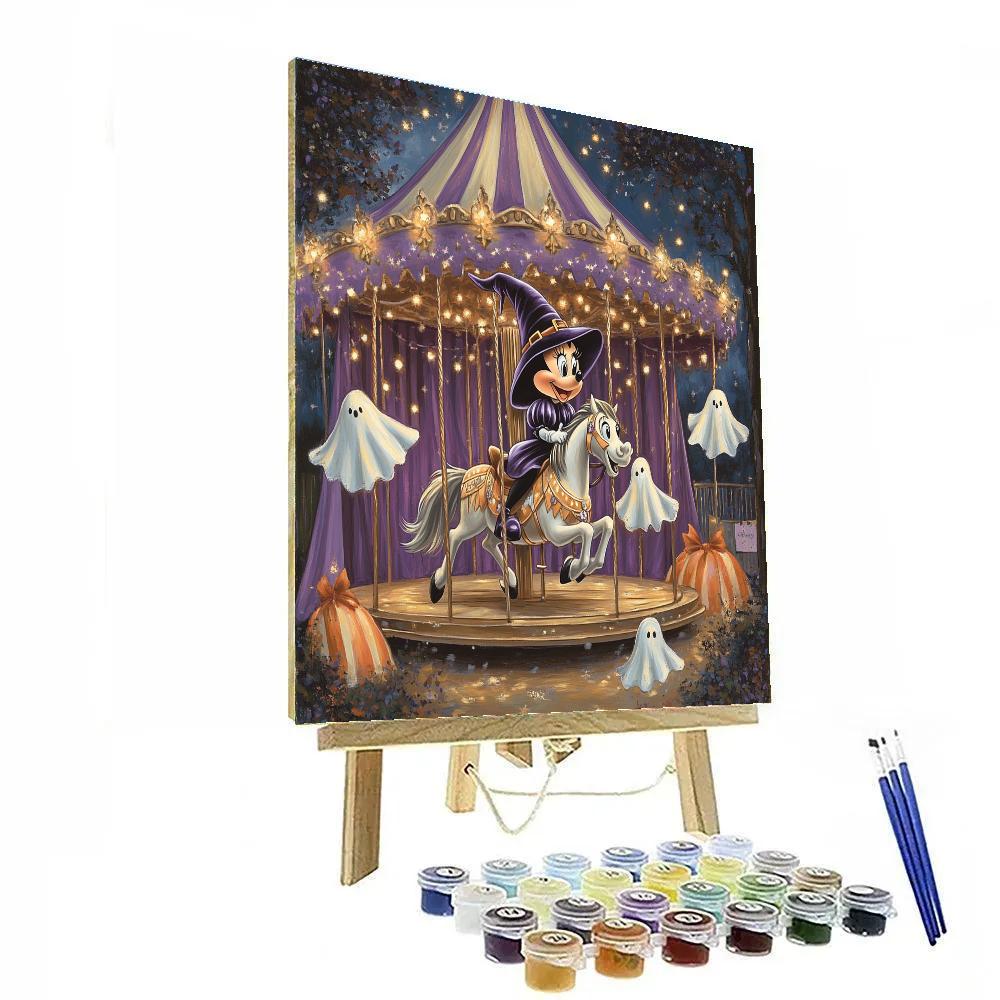 Haunted Carousel With Minnie DIY paint by numbers