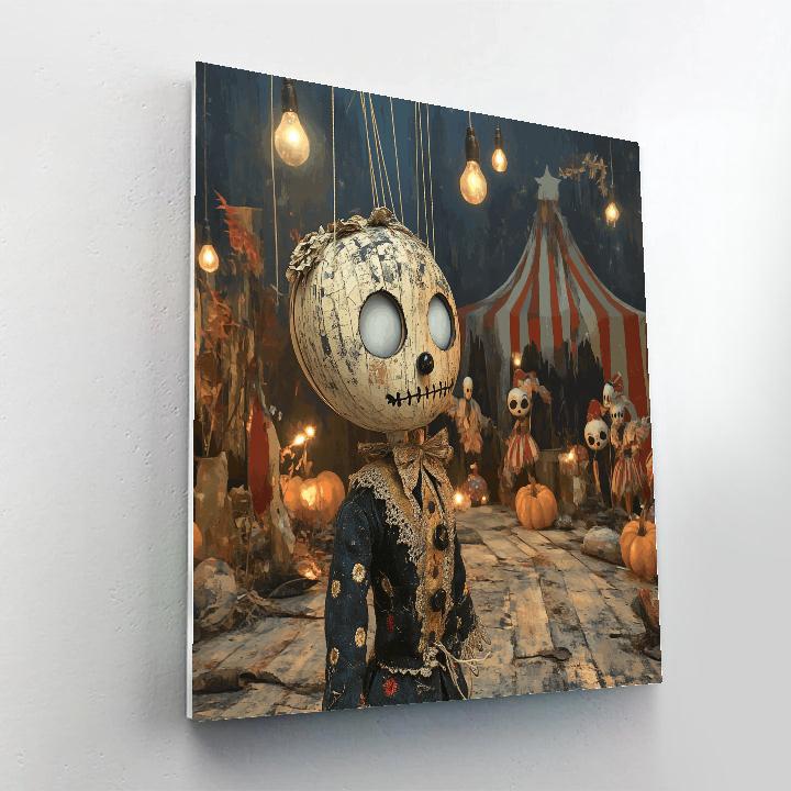 Spooky Carnival Marionette paint by color