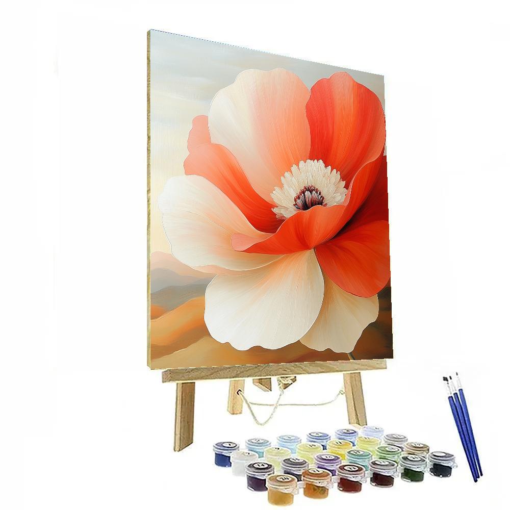 Georgia OKeeffe Inspired Desert Flowers paint by numbers