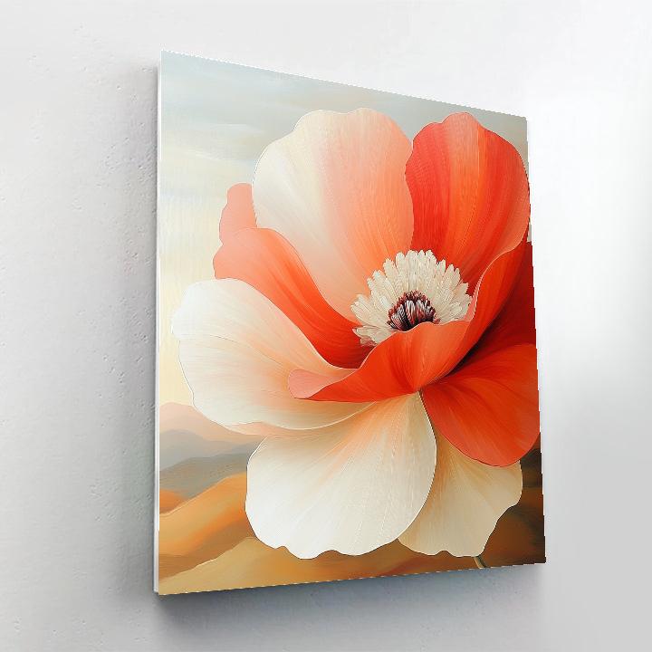 Georgia OKeeffe Inspired Desert Flowers paint by numbers