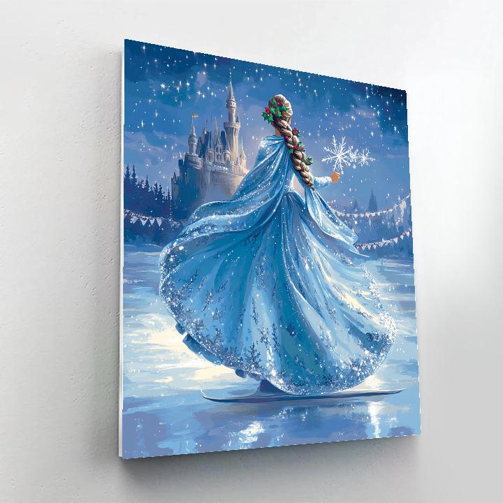 Starlit Princess Ice Carol Paint by numbers kits