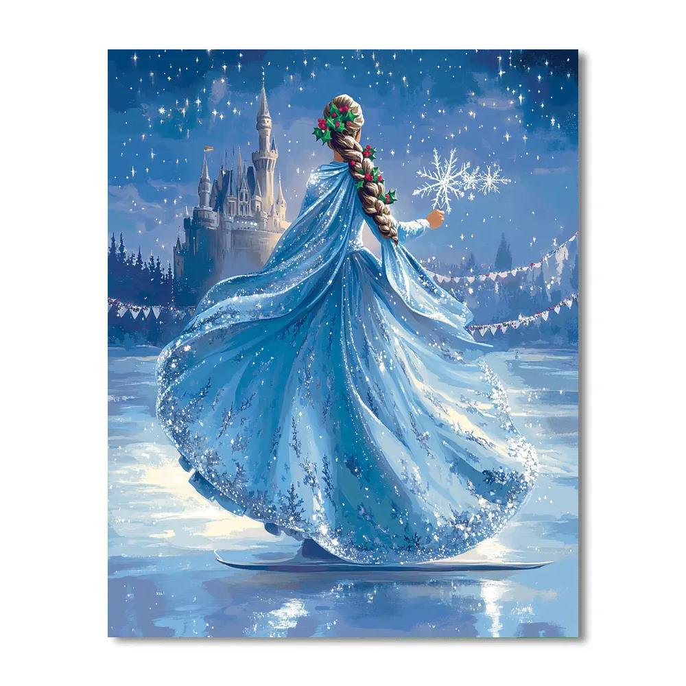 Starlit Princess Ice Carol Paint by numbers kits