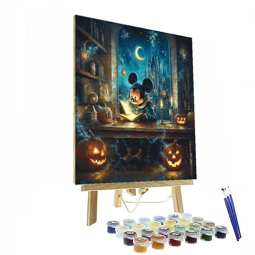 Sorcerer Mickey Midnight Study Number painting