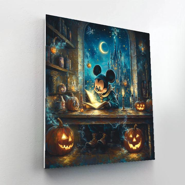 Sorcerer Mickey Midnight Study Number painting