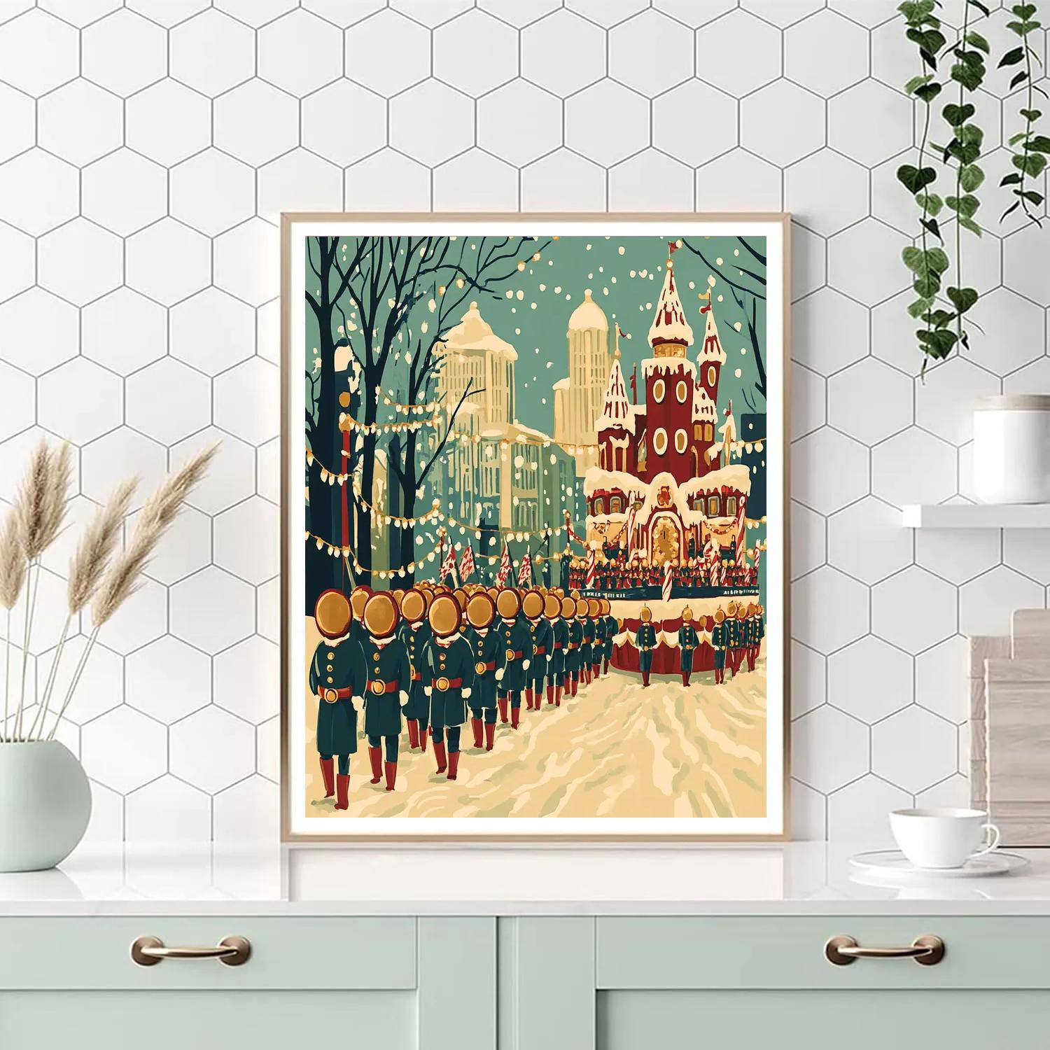 Toy Soldier Parade Disney March Numbered painting kits